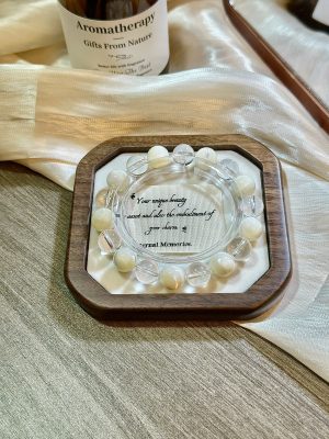 「云貝冰露」珍珠貝白水晶手串